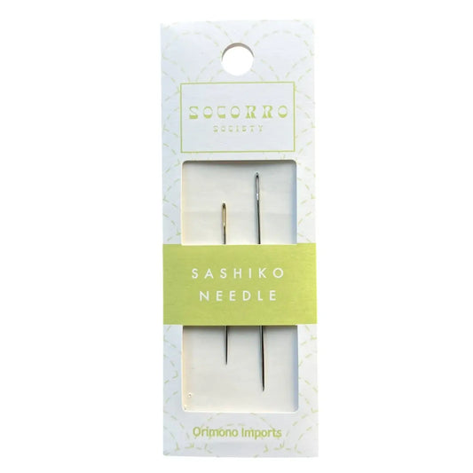 Sashiko Collection: Socorro Society Sashiko Needles- 1 pack ( 2 needles)