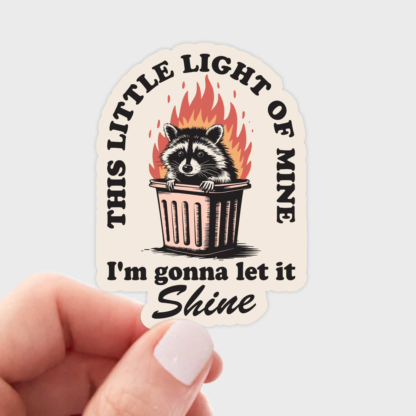 Stickers and Stationery: This Little Light of Mine I'm Gonna Let It Shine Sticker