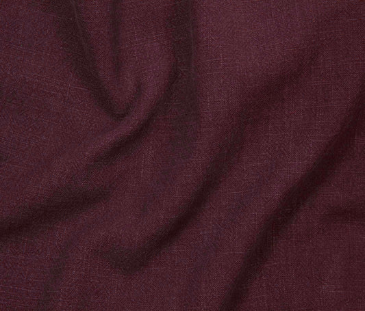 Stonewashed Textured Purple Fig Ramie Opaque Solid 7.08oz- by the yard