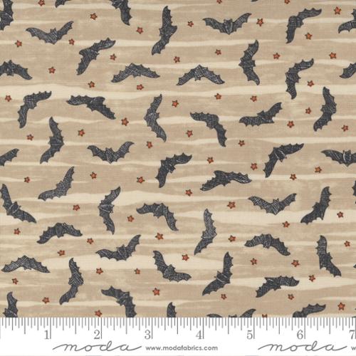 Moda Fabrics: Halloween Cotton Prints Bats Woven- By the Half yard