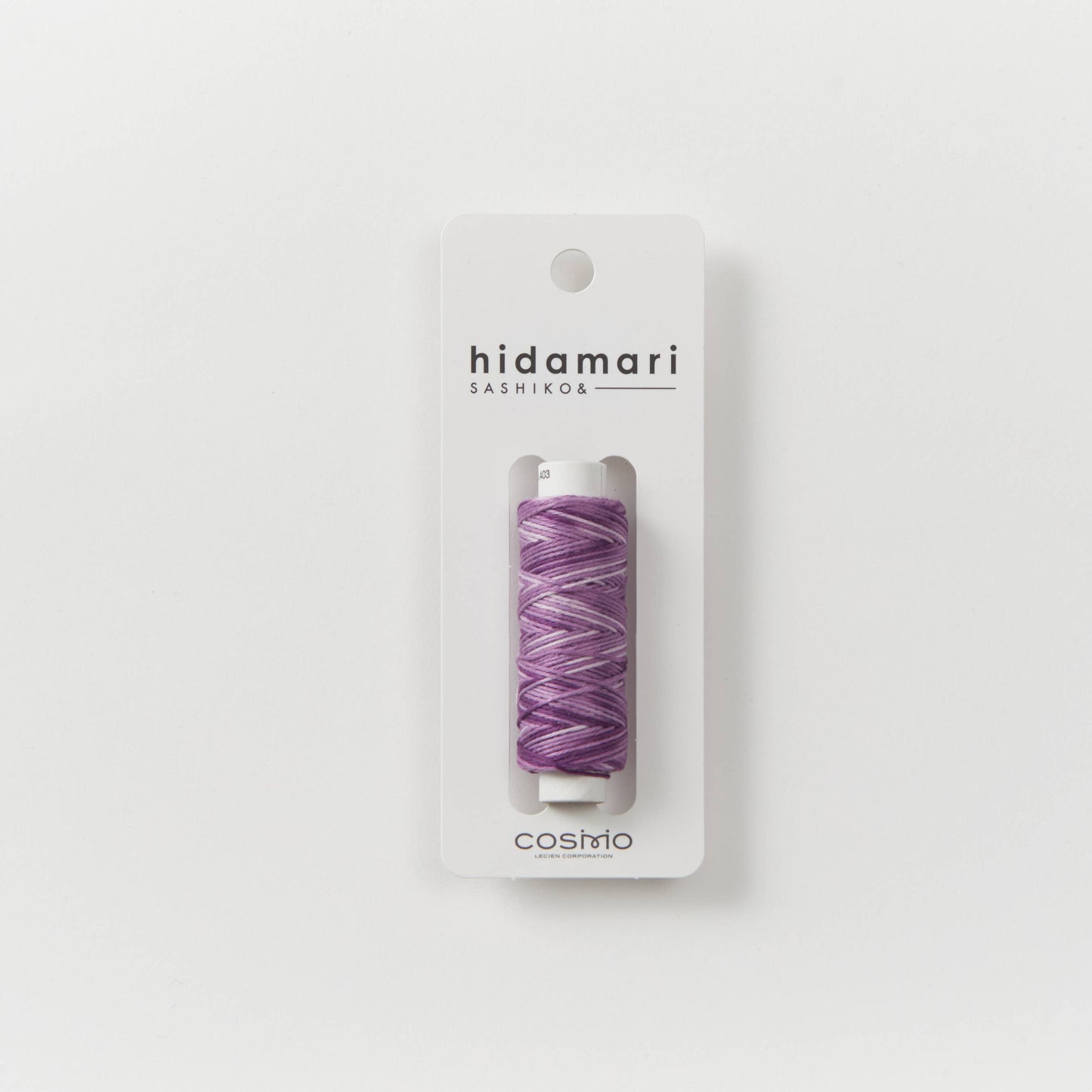 Sashiko and Visible Mending: COSMO Hidamari Sashiko Variegated Thread : Purple (403)