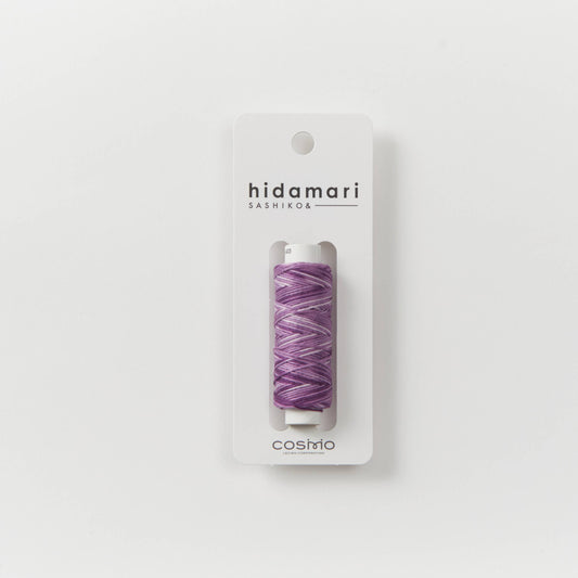Sashiko and Visible Mending: COSMO Hidamari Sashiko Variegated Thread : Purple (403)