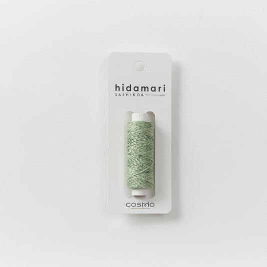 Sashiko and Visible Mending: COSMO Hidamari Sashiko Variegated Thread  Green (202)