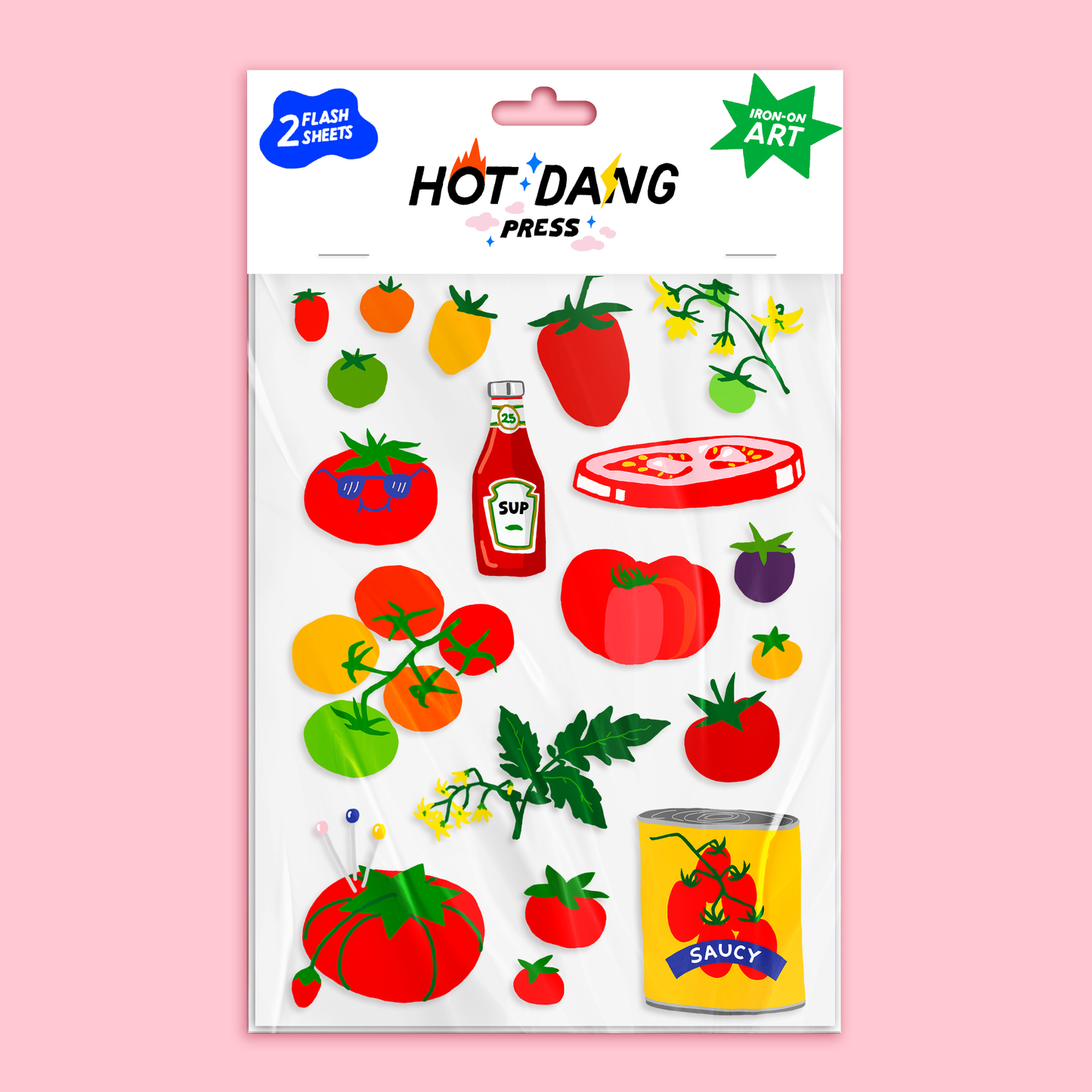 Iron on Art: All Tomatoes Sheet Set -(2sheets)