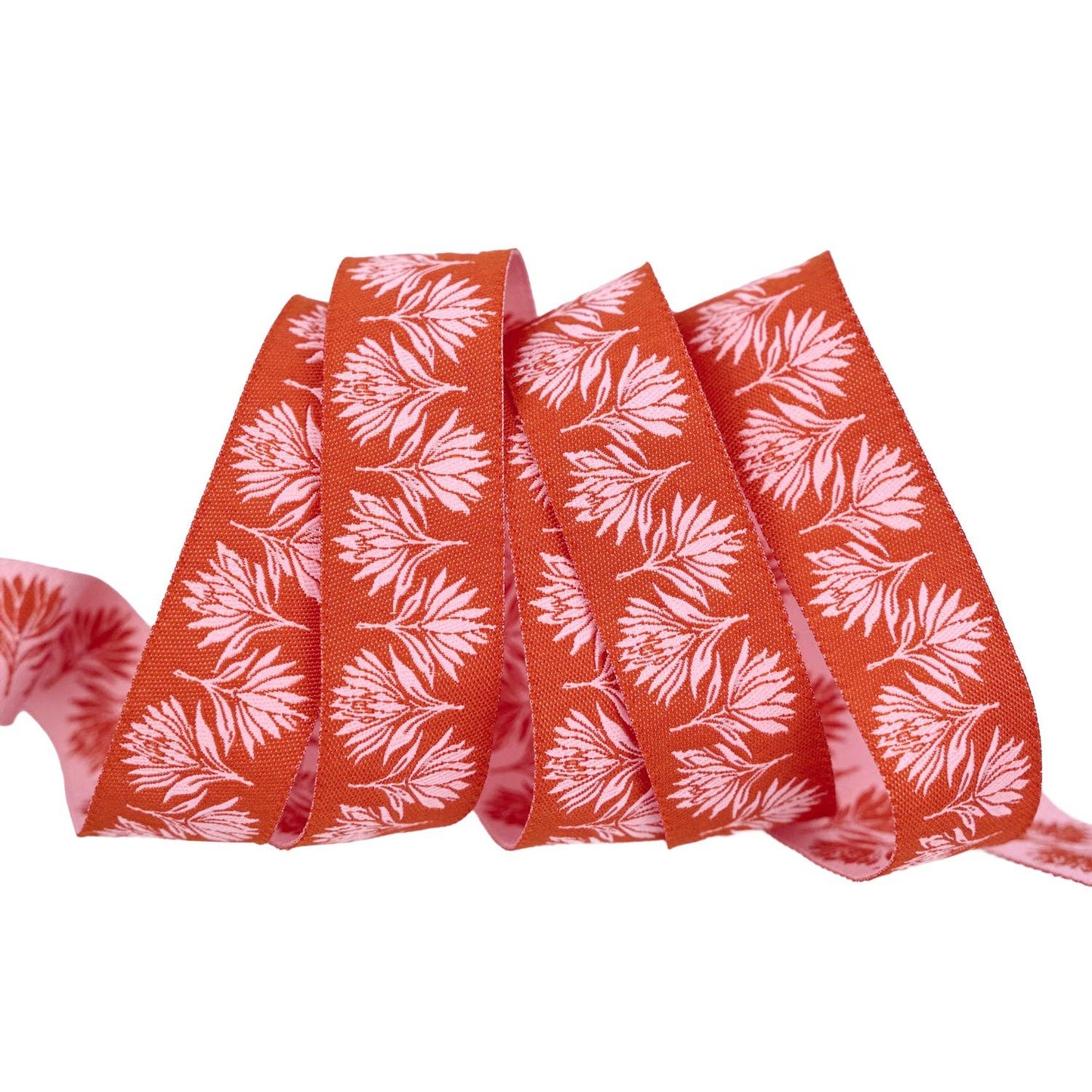 Ribbon: Sunset Cottage - Waterlillies - 7/8"Inch  width - by Stephanie Organes -by the yard