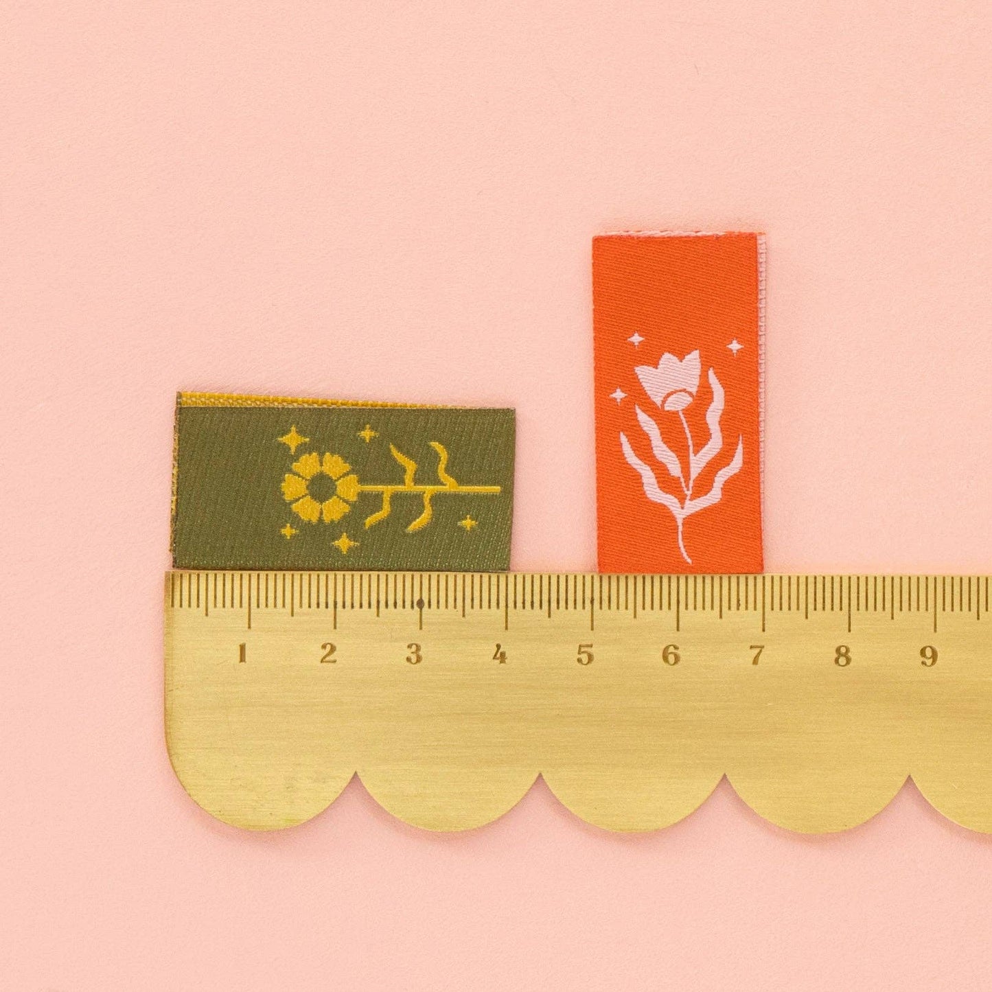 Sarah Hearts Floral Design Multipack Woven Sewing Labels- 1 pack