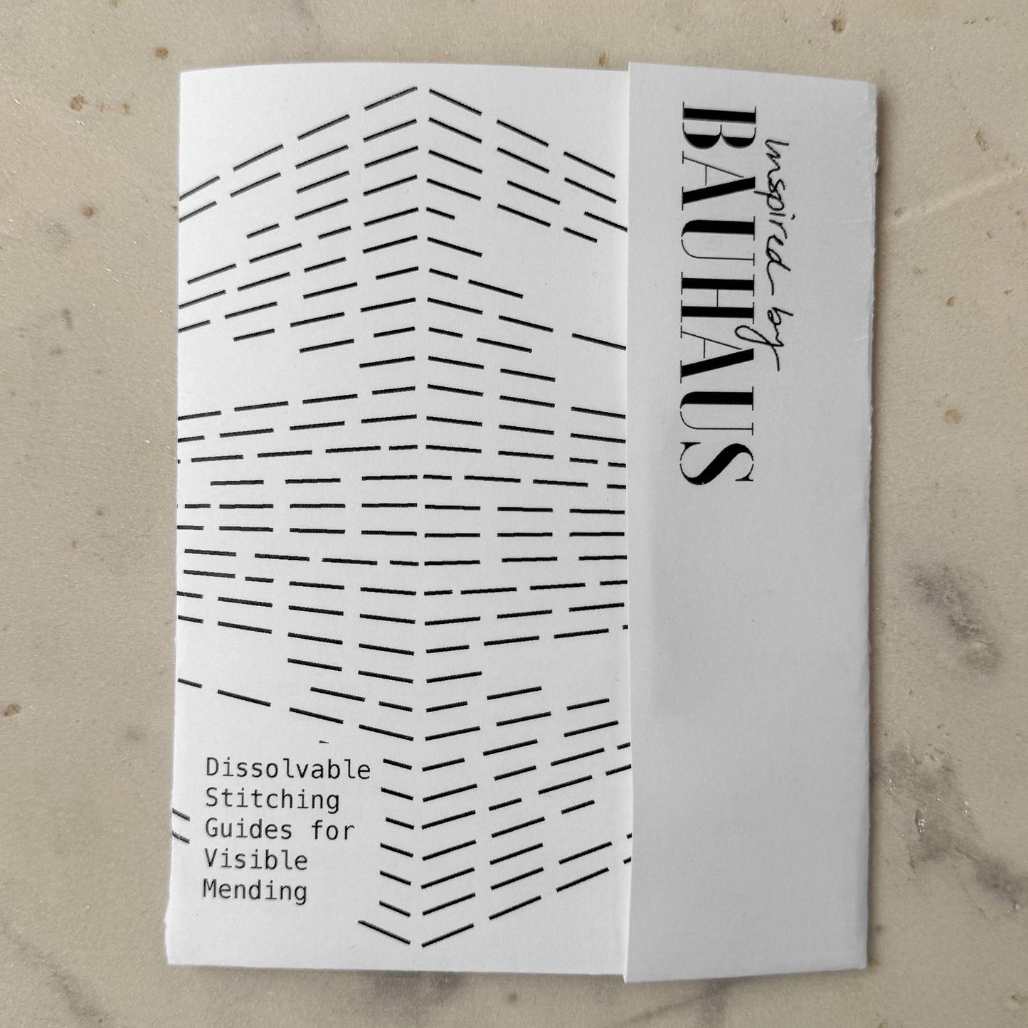 Sashiko and Visible Mending: Bauhaus Mending + Embellishment Transfer( 4 Looks) - 1 pack