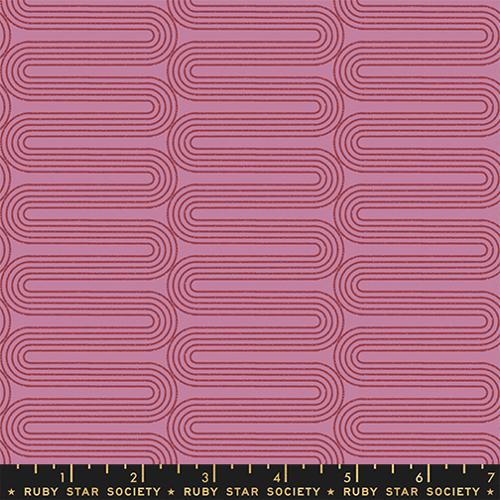 Moda Fabrics: Ruby Star Society To and Fro Meandering Lupine Abstract Quilting Cotton Woven- by the half yard