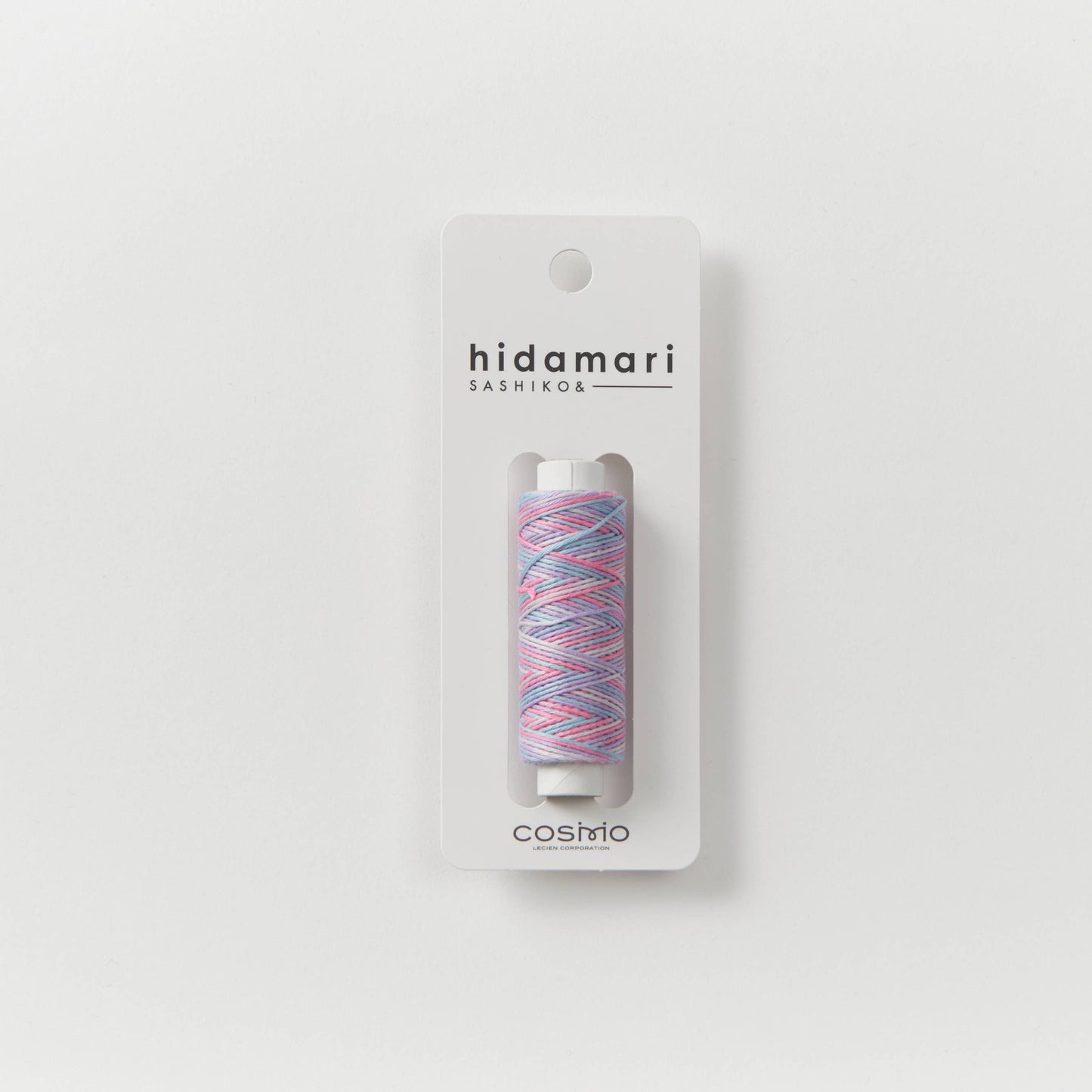 Sashiko and Visible Mending Supplies: COSMO Hidamari Sashiko Variegated Cotton Thread  Pink / Blue / Purple (302)