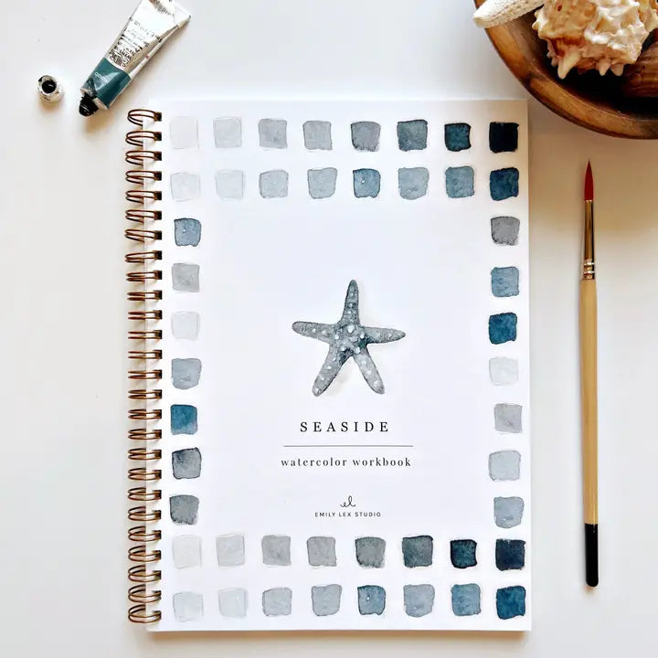 WW-SEASIDE Watercolor book 