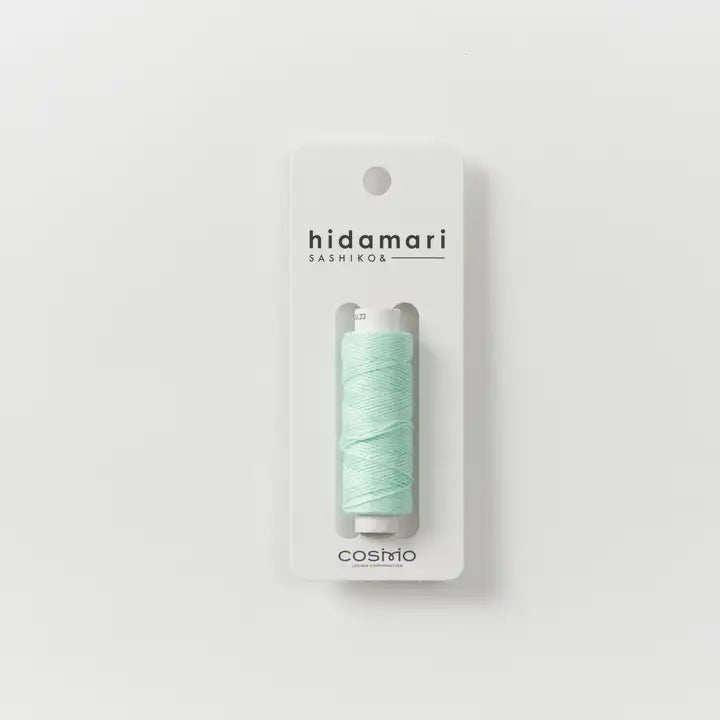 Sashiko and Visible Mending: Green Mint Hidamari Sashiko Thread  23 Lecien- Thread
