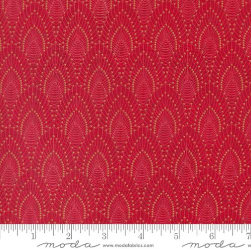 Holiday Collection: Moda Fabrics Pine Valley Berry Red Blenders Quilting Cotton Woven- by the Half Yard