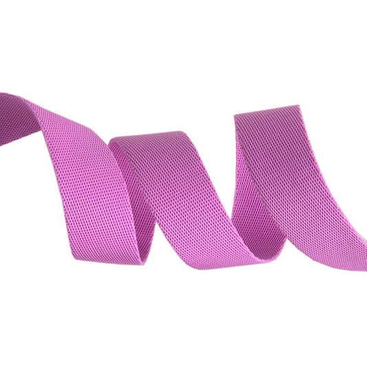 Webbing: Nylon Mystic Purple Everglow - 1"inch-Tula Pink - by the yard