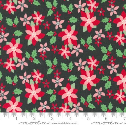 Holiday Collection: Moda Fabrics Christmas Florals Quilting Cotton Woven- by the Half Yard