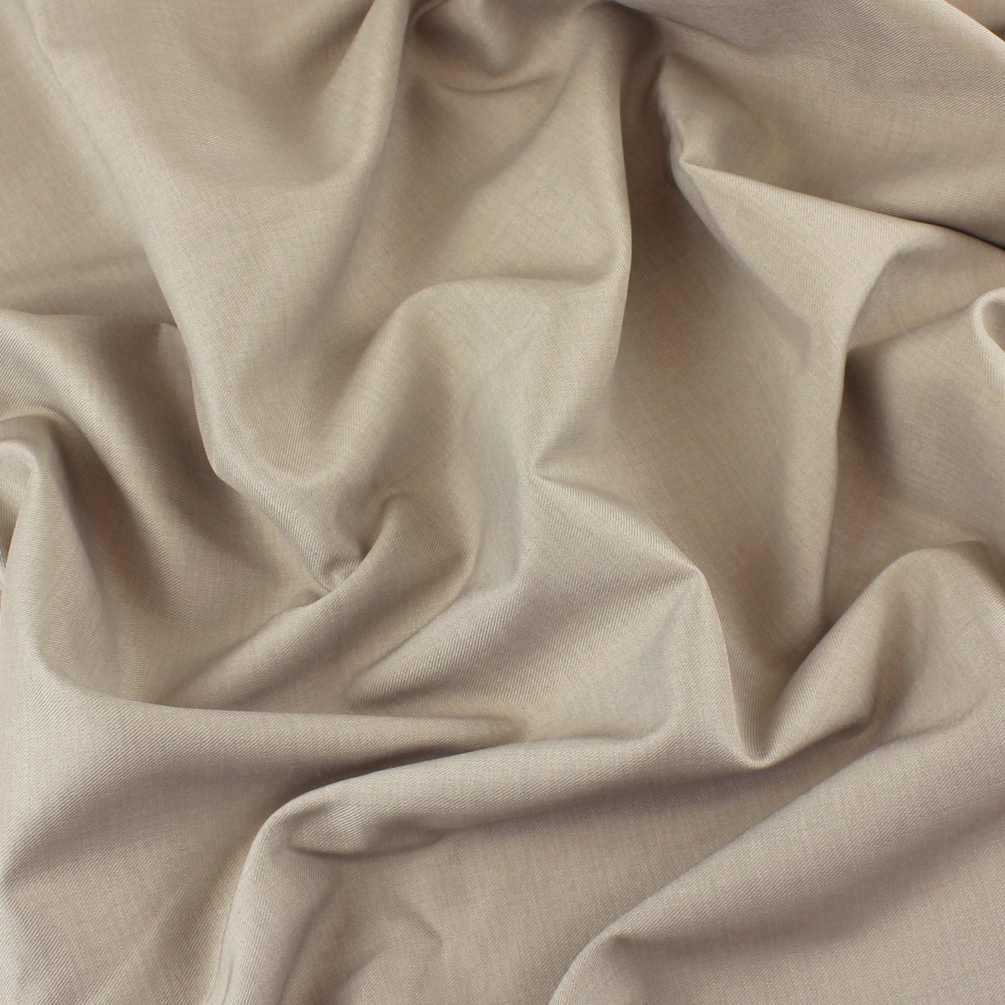 Fashion Apparel Beige Poly Spandex Tailor Twill Solid Beige Woven- by the yard