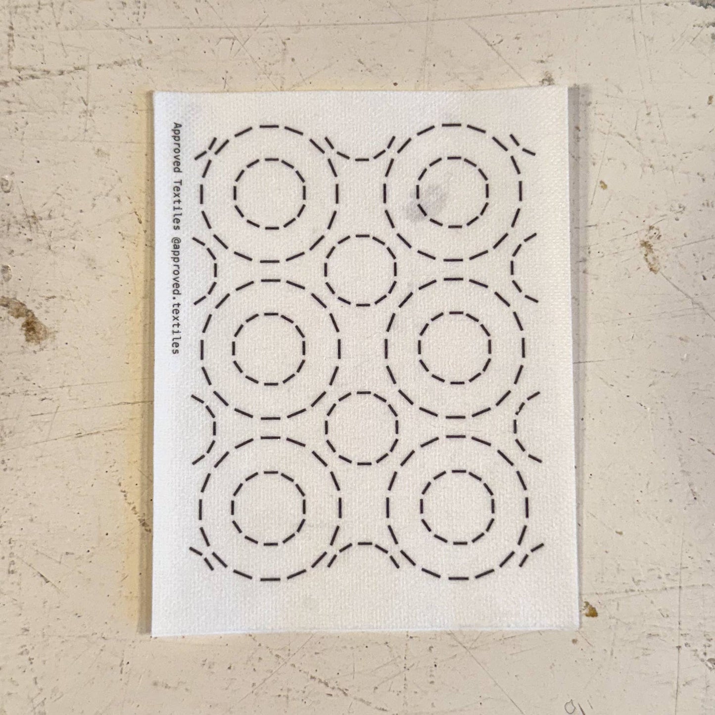 Sashiko and Visible Mending: Orbit - Minimal Mending + Embellishment Transfer ( 4 looks)  -1 pack