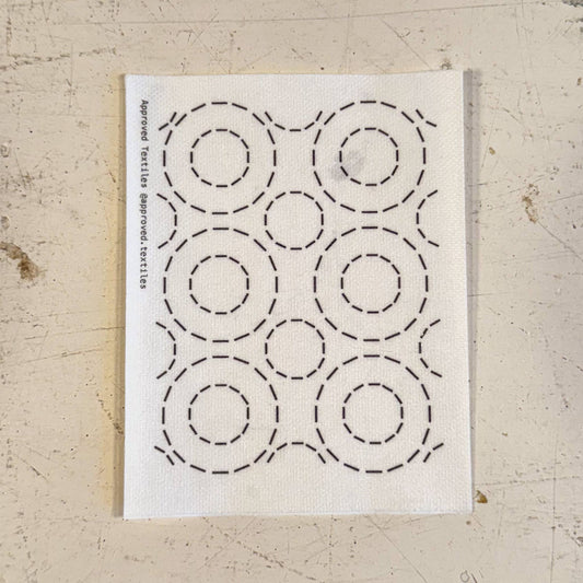 Sashiko and Visible Mending: Orbit - Minimal Mending + Embellishment Transfer ( 4 looks)  -1 pack
