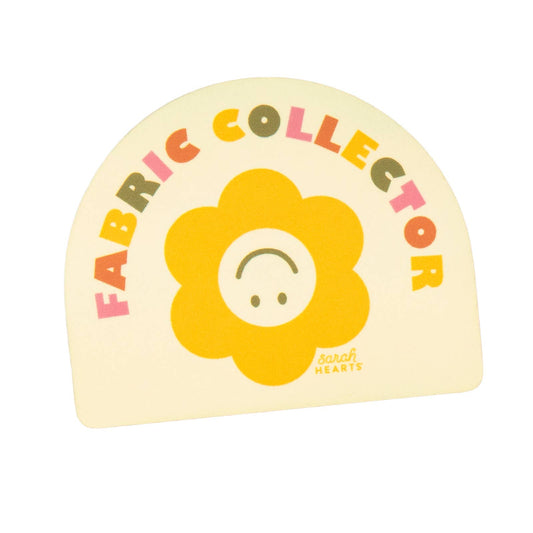 Stickers and Stationary: Sarah Hearts Fabric Collector - Vinyl Waterproof Sticker