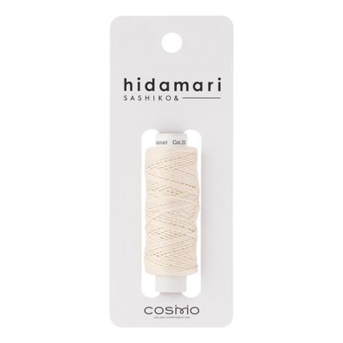 Hidamari Sashiko thread on a white card with 'Cosmo' branding