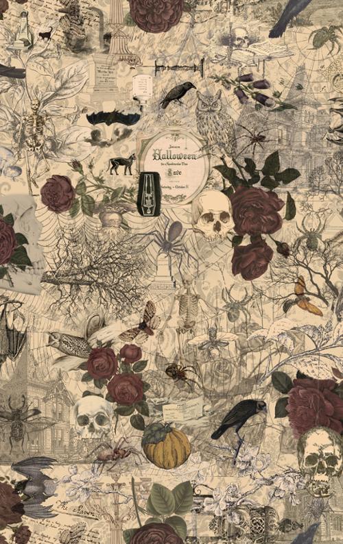 Moda Fabrics: Halloween Fall Home 3 Sisters Haunted Mansion Spooky Cotton Woven- by the half yard