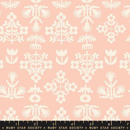 Moda Fabrics: Ruby Star Society Papercuts 2 Peach Puff 100% Cotton Woven- by the Half Yard