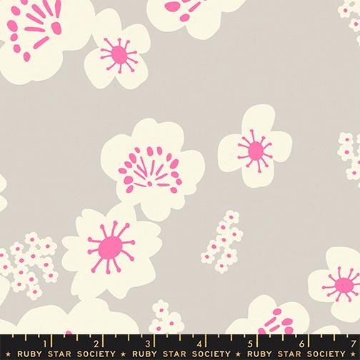 Moda Fabrics: Paper Cuts 2 Hana Retro Hawaiian Sandbox Canvas Ruby Star Society Woven 6.4 oz- by the Half Yard