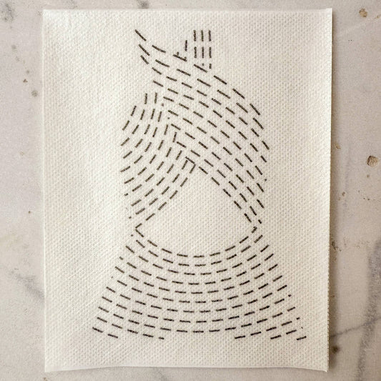 Sashiko and Mending  Supplies: Selena Quintanilla-Pérez Mending + Embellishment Transfer ( 4 looks)-1 pack