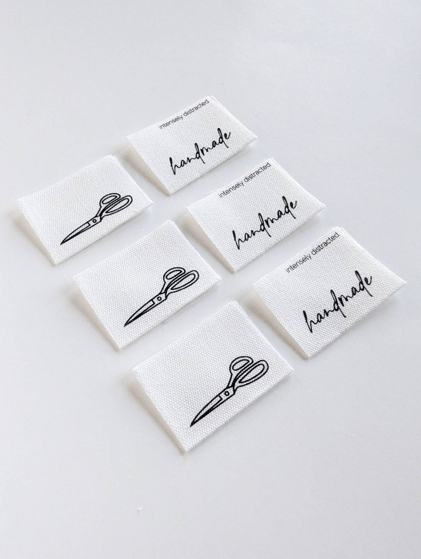 Notions: Handmade. Scissors. | Cotton Garment and Quilting Luxe Labels