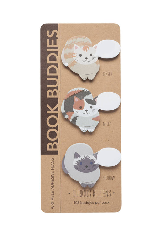Stationary: Curious Kittens Book Buddies- 1 pack
