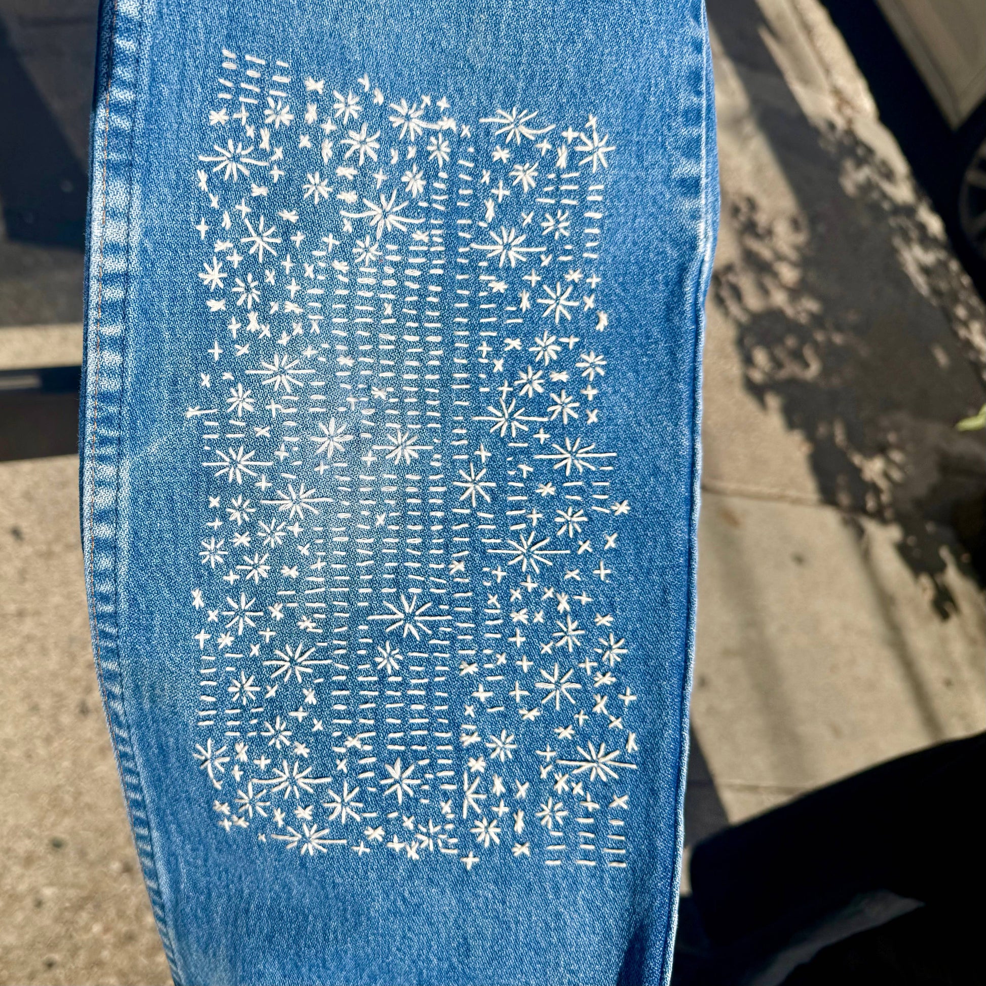 visible mending sashiko