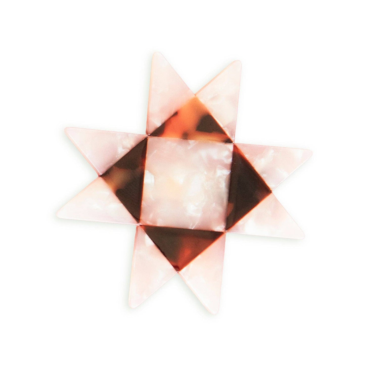 Hair Accessories: Sarah Hearts Sawtooth Star Hair Clip - Quilt Hair Accessories