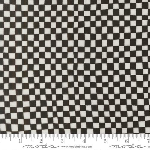 Moda Fabrics: True to Hue Black as Night Monochrome Checks 100% Cotton Woven- by the Half yard