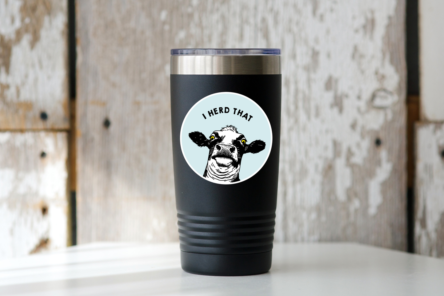 Stickers and Stationery : I Herd That Cow Farm Funny Sticker