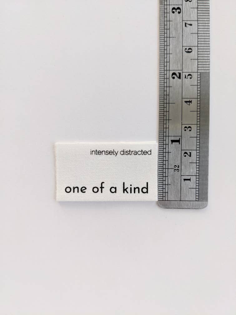 Notions: One Of A Kind, Just Like You | Cotton Luxe Labels