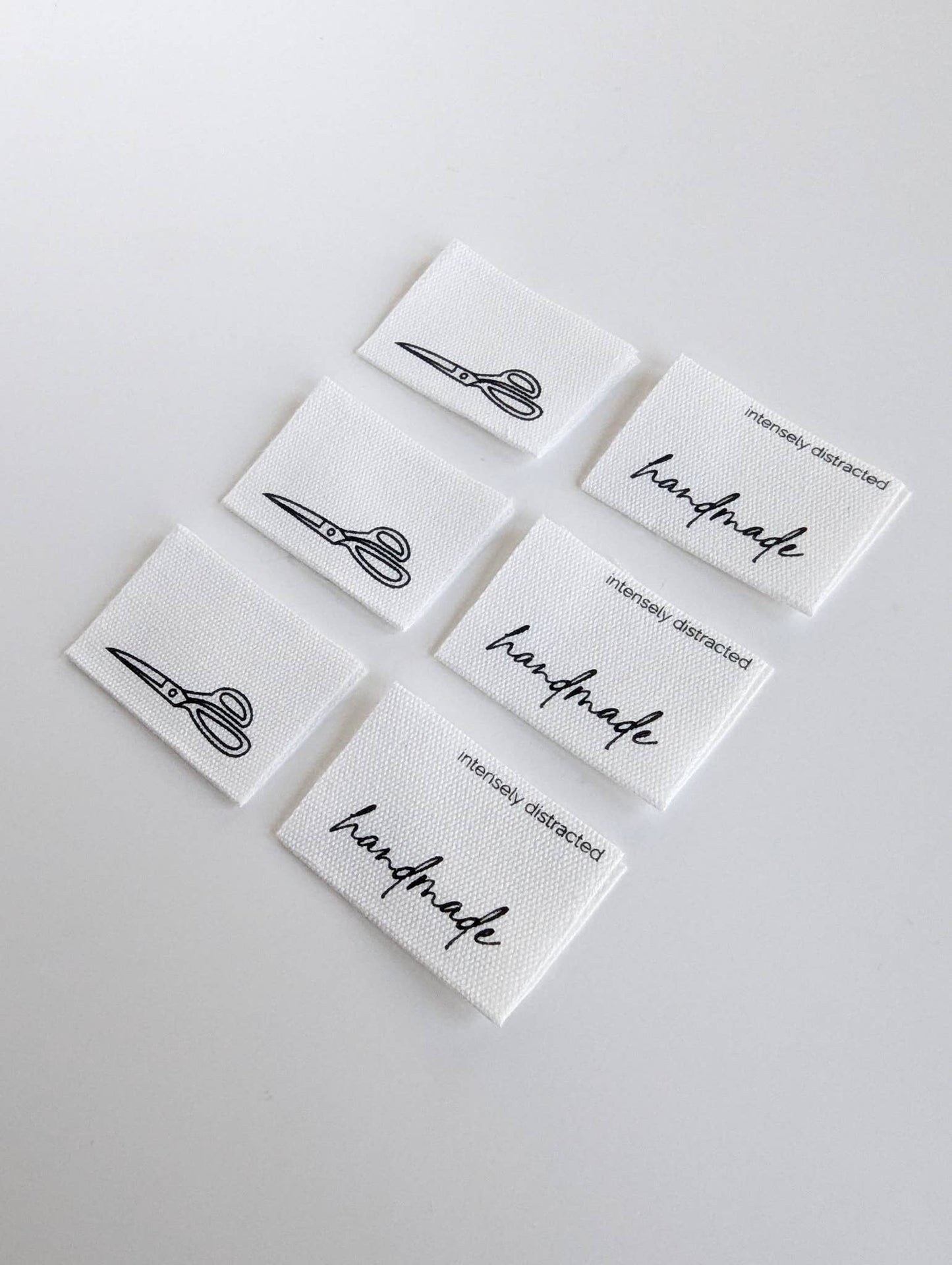 Notions: Handmade. Scissors. | Cotton Garment and Quilting Luxe Labels
