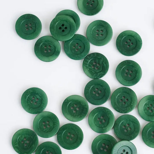 Sewing Notions: Juniper 1" Corozo Nut Buttons: Set of 4 in pack by Matchy Matchy Sewing Club- Buttons