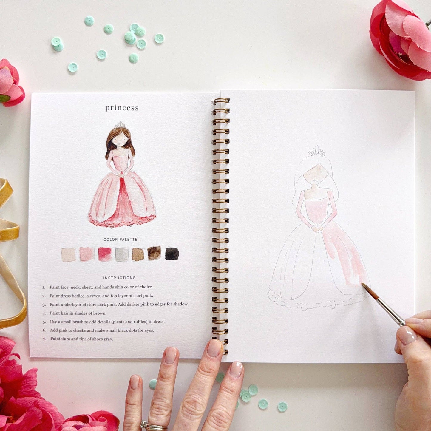 Emily Lex Studio:Fairytale watercolor workbook