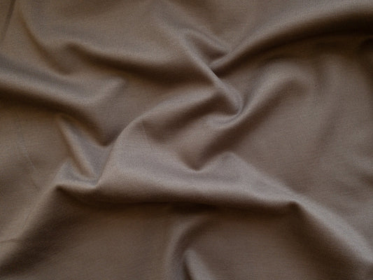 Premium Rayon Nylon Spandex Ponte Truffle Solid 330GSM- by the yard