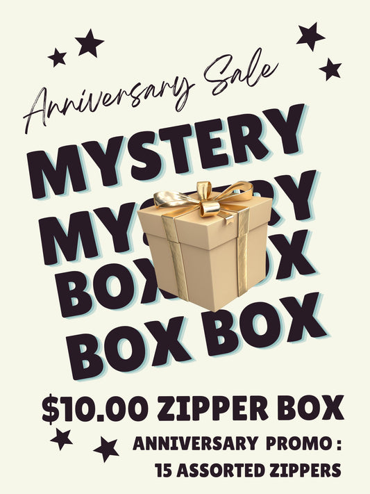 Anniversary Promo Box #1: 15 Assorted Zippers- Mystery Pack