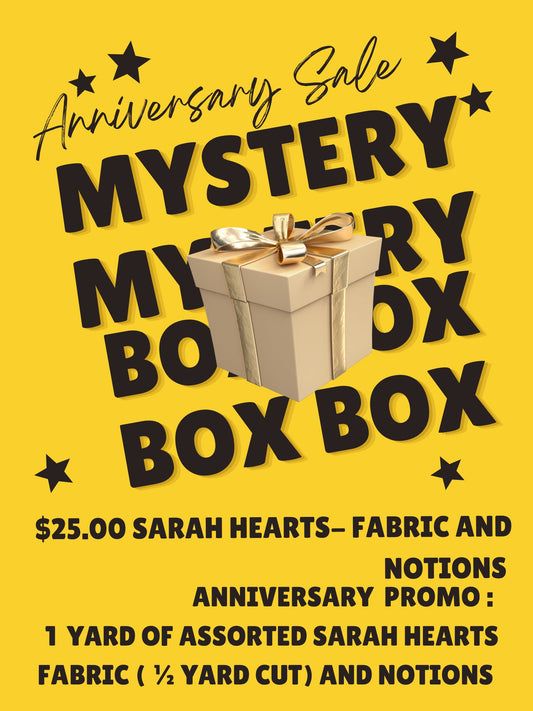 Anniversary Promo Box #6: Sarah Hearts Notions and Fabric- Mystery Pack