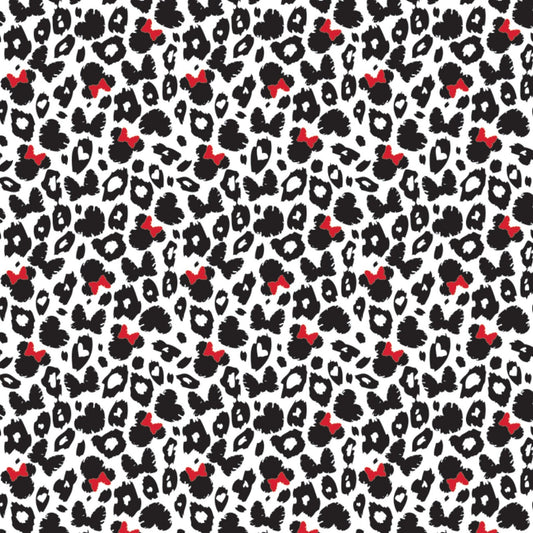 End of BOlt: 1.5 yards of Camelot Fabrics Licensed Disney Minnie Mouse Dreaming in Dots 100% Cotton Woven-Remnant