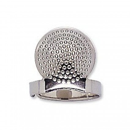 Sashiko Collection: Adjustable Ring Thimble with Plate by Clover- 1 pack