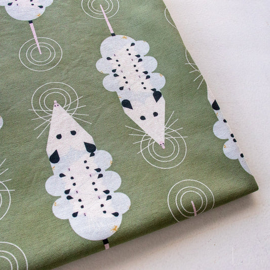 Pre-order: Premium Organic Cotton Passel of Possums by Birch Fabrics 260GSM- by the half yard