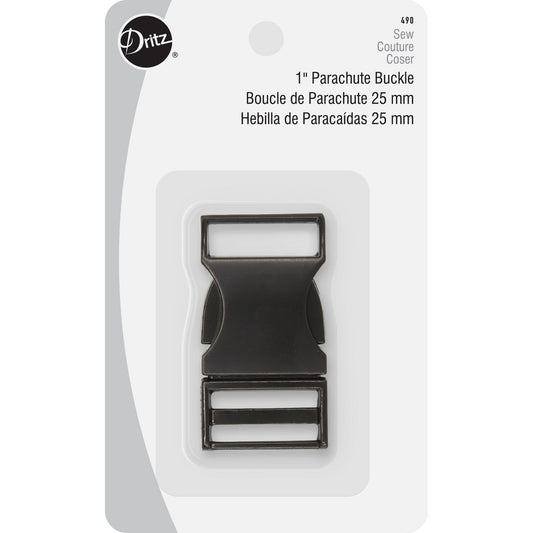 Web Only Sewing Notions: Metal Parachute Buckle 1 inch- 1 pack