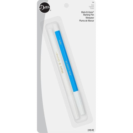 Sashiko Collection: Dritz  Mark-B-Gone Marking Pens Blue & White Combo Pack- 1 pack