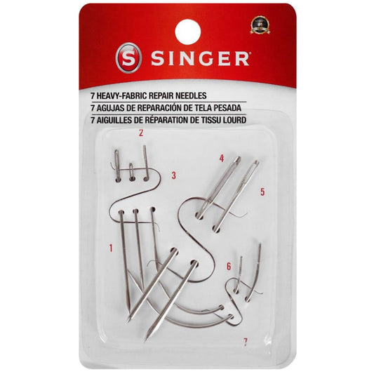 Web Only Notions: Heavy-Fabric Repair Needles Set of 7 Household Needles-1 pack