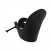Black hair clip on a white background