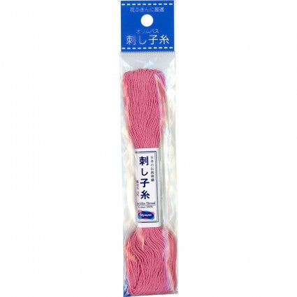 Sashiko Collection: Olympus Sashiko Cotton Thread 22 yards- Rose Pink- 1 pack