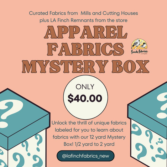 October Mystery Bundle: 12 yard Curated Apparel Fabric Mystery Pack #1018