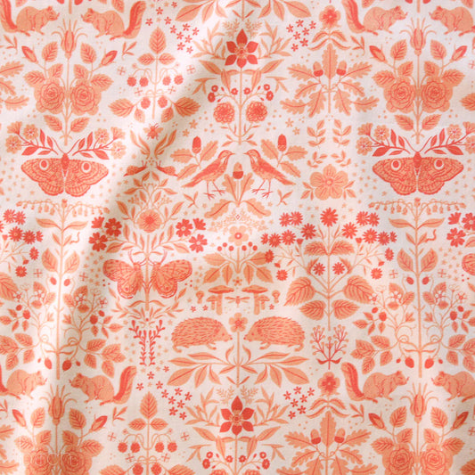 Organic Fabrics Flora and Fauna Nectar Lawn 75GSM by Birch Fabrics- by the half yard